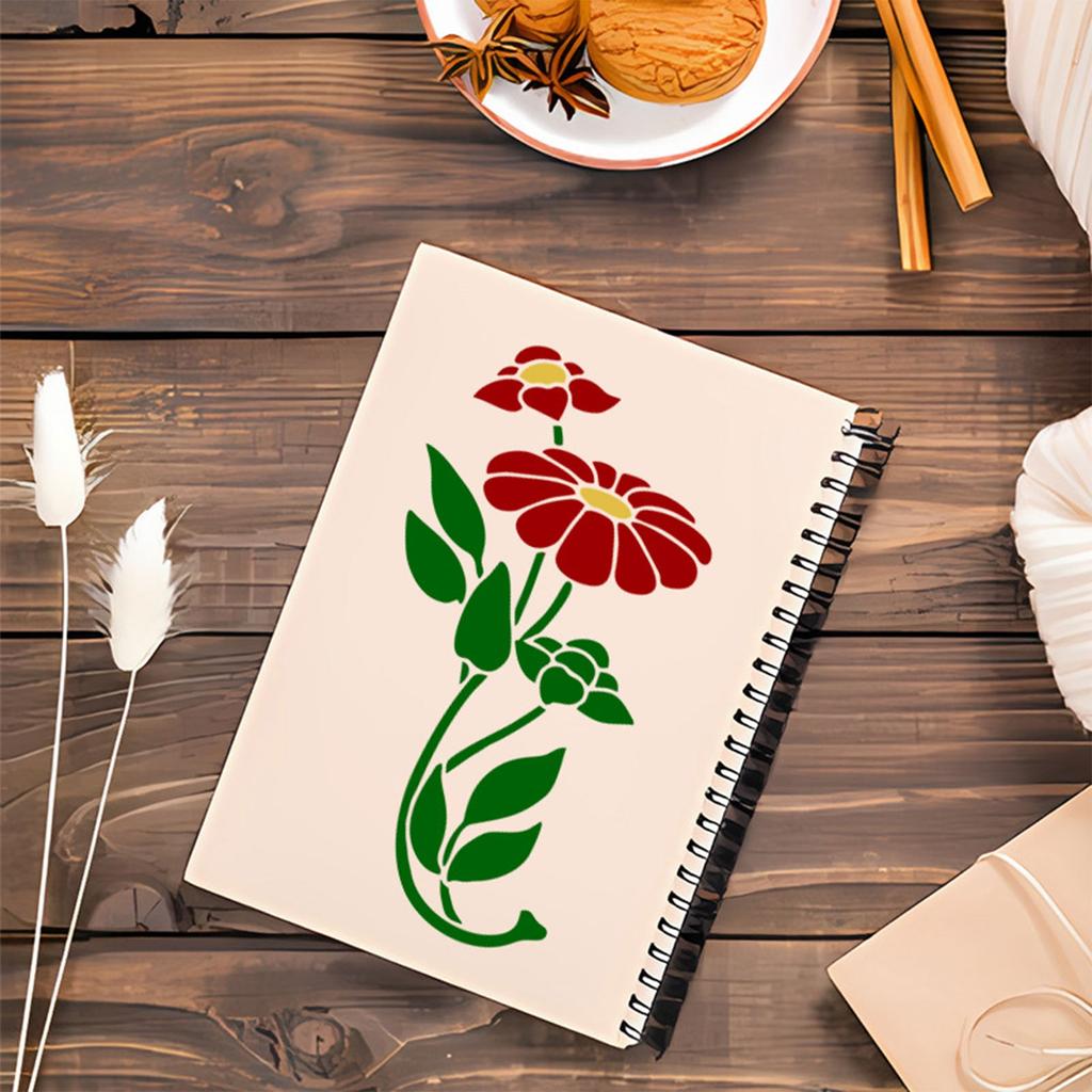 Садовый забор, большие цветочные трафареты-украшение своими руками, гигантский многоразовый цветочный трафарет для рисования на деревянных стенах, узор забора