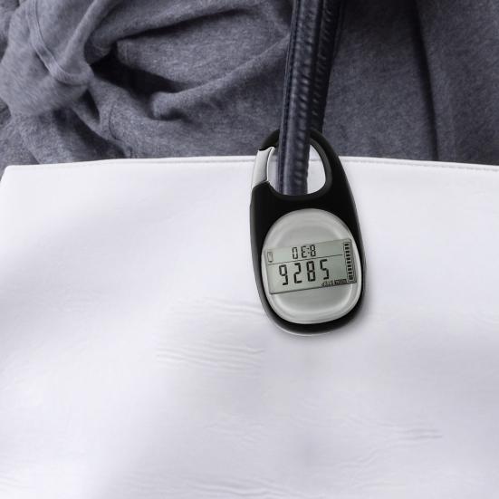 3D-шагомер с большим цифровым дисплеем и функцией сброса компактного размера, портативный ежедневный целевой монитор, устройство для подсчета шагов