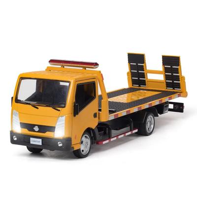 1/32 Nissan VAN, модель прицепа из сплава, имитация металлического автомобиля, эвакуатора, грузовика, звуковой и легкий игрушечный грузовик