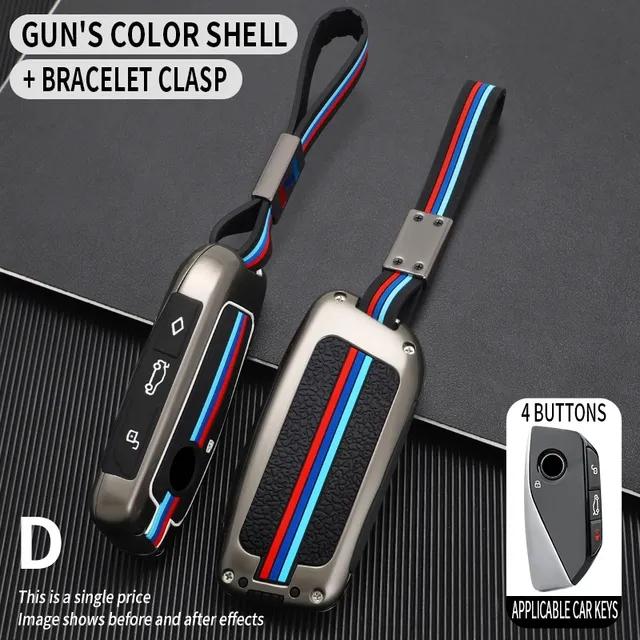 Для BMW X1 U11 X7 G07 XM G09 I7 7 серии G70 LCI IX I20 U06 G81 M3 чехол для ключей из цинкового сплава, автомобильный чехол для ключей, аксессуары для ключей, брелок