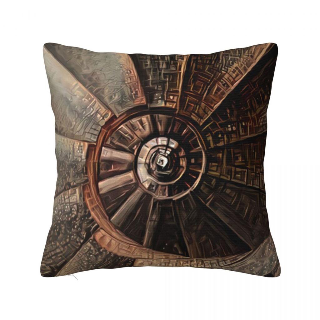 Fibonacci Spiral - Golden Spiral Square Pillowcase Cushion Cover Pillow Case Throw Pillow Cover for Home Sofa Living Room