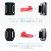 HSU Helmet Mount Accessory Set Action Camera Mount Kit Compatible with GoPro and Other Action Cameras Hero13/11/10/9/8/7/6/5