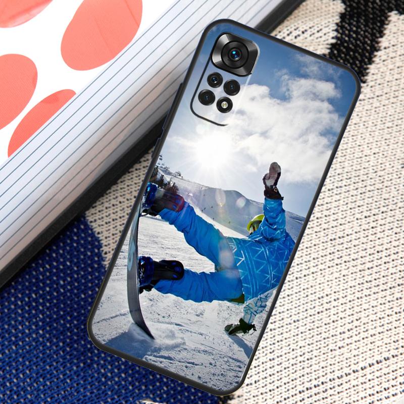 Крутой спортивный чехол для сноуборда для Xiaomi Redmi Note 14 13 12 11 Pro 11S 12S Redmi 10 13 15 13C 15C 10C 12C 14C Funda