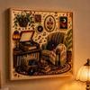 Набор для алмазной мозаики для взрослых, набор «Винтажная комната», DIY-искусство с уютными сценами из домика, ручная работа, подарки друзьям, полный набор инструментов, для начинающих, настенное украшение