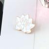 White Lotus Flower Lapel Pin Badge Pin Lotus Flower Brooch Enamel Pin Brooches Pin Lapel Brooch