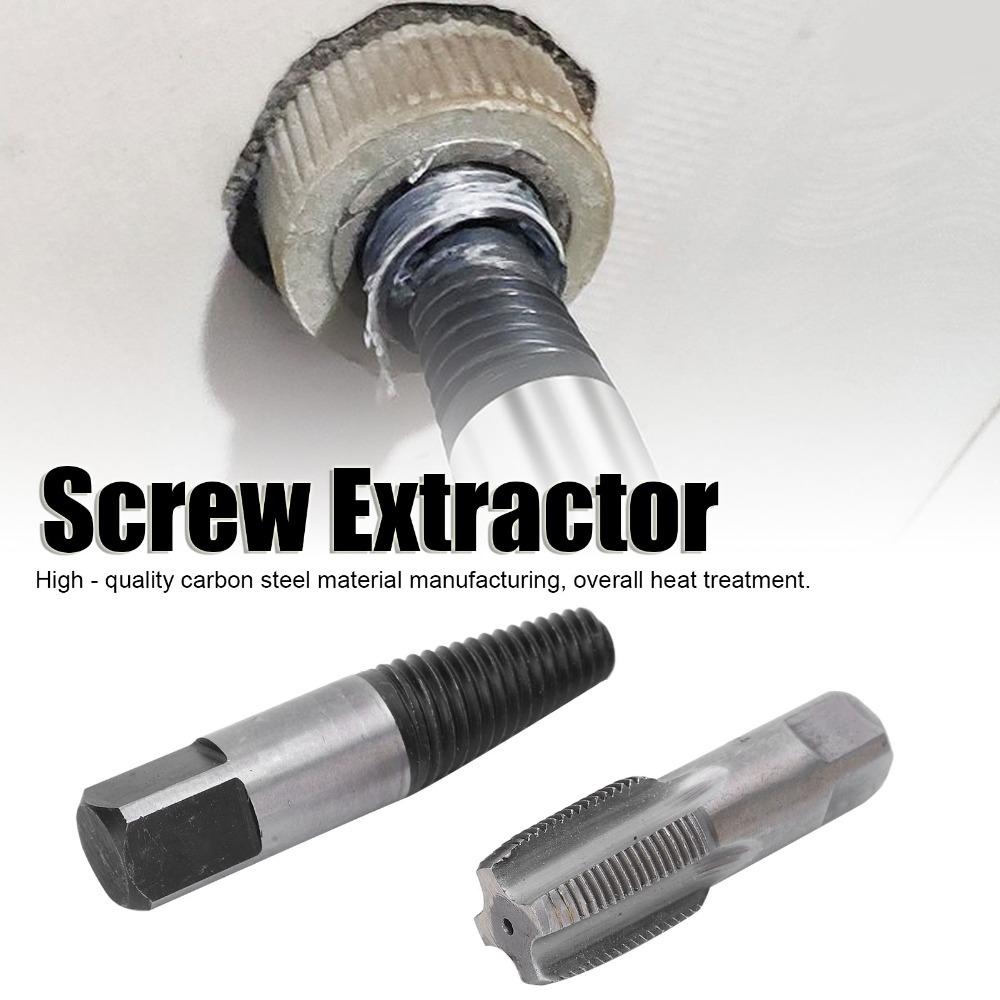 2pcs Steel Material Broken Bolt Extractor 3/4 Inch Size Pipe Extractor Tool Water Pipe Repair
