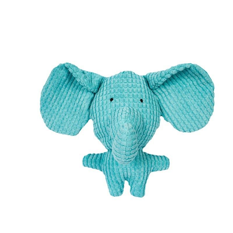 Lovely Sound-Making Dog Playthings, Corduroy Animal Chews for Puppies, Durable Interactive Dental Toys, Pet Essentials