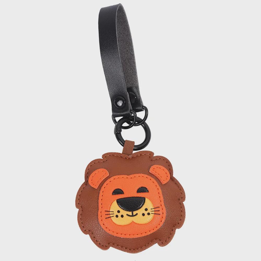 Креативный милый брелок-подвеска в виде панды, льва, сиба-ину из искусственной кожи для сумок