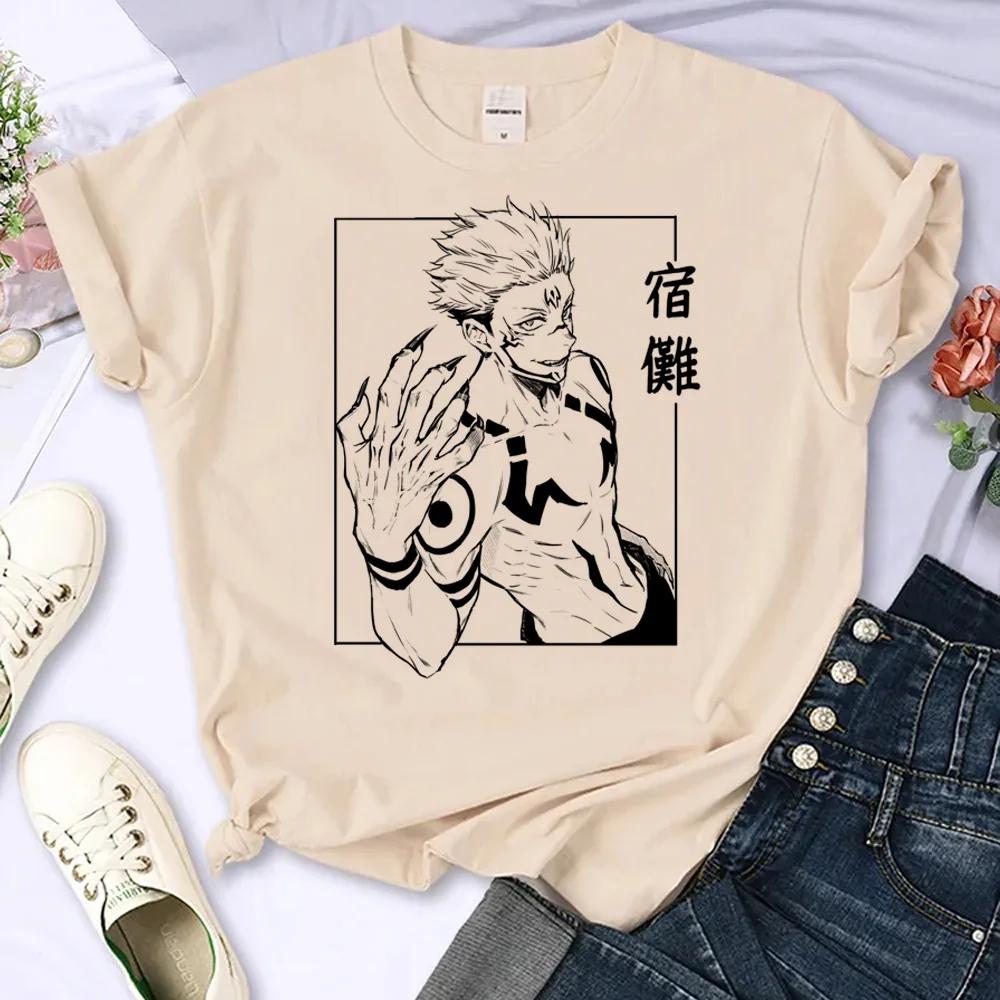 Футболка Jujutsu Kaisen женские комиксы футболки женская аниме одежда