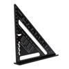 12 Inch Metric Aluminum Alloy Triangle, Protractor with Ruler and Angle, Woodworking Measuring Tool