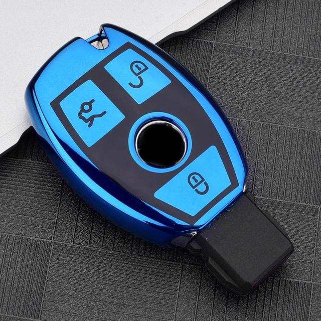 Акция ТПУ чехол для ключей от машины полное покрытие для Mercedes Benz ABCES Class W204 W205 W212 W213 W176 GLC CLA AMG W177 аксессуары