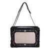 Harujio Ita Shoulder Oshikatsu Ita Shoulder Bag with Popular Bag, Bag, Gothic, Adult, Bag, Bag, Bag, Handbag, Black/White, Leather-Look Ribbon,