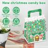 8 Pcs Candy Box Gifts Empty Boxes Cute Treat Goodie Bakery Paper Containers Dessert Packaging Case Christmas Treat Cookie Bags Small Box Portable