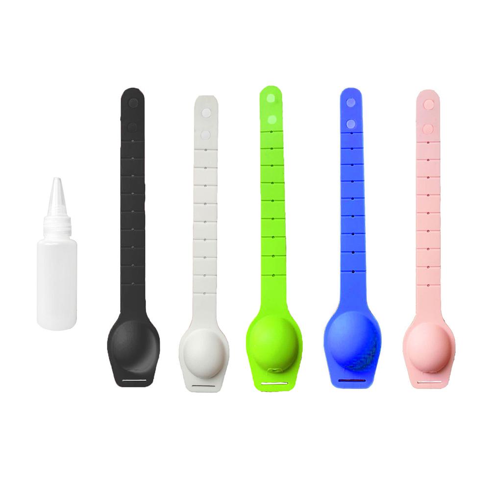 Портативный силиконовый браслет-мыльница, браслет-дозатор для рук, бутылочка для выдавливания