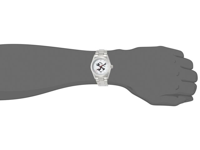 Часы Felix the Cat FLX001W1 из нержавеющей стали, серебристые, аналоговые, водонепроницаемые