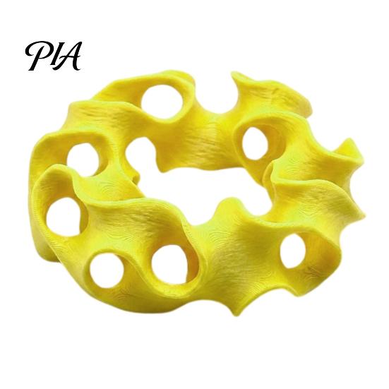 Fish Tank Decorative Ornaments 3D Printed Aquarium Hideout Cave, Wavy Hollow Ring Shrimp Shelter, Safe Shelter for Breeding Hiding Hole Decor,