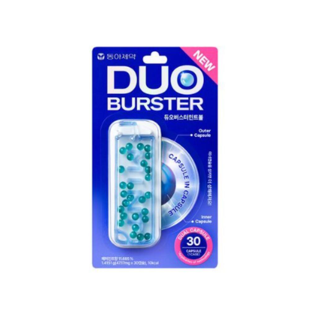 [Garglin] Duo Burster Двойная мятная сфера 30 капсул - Одинарная упаковка, Двойной набор