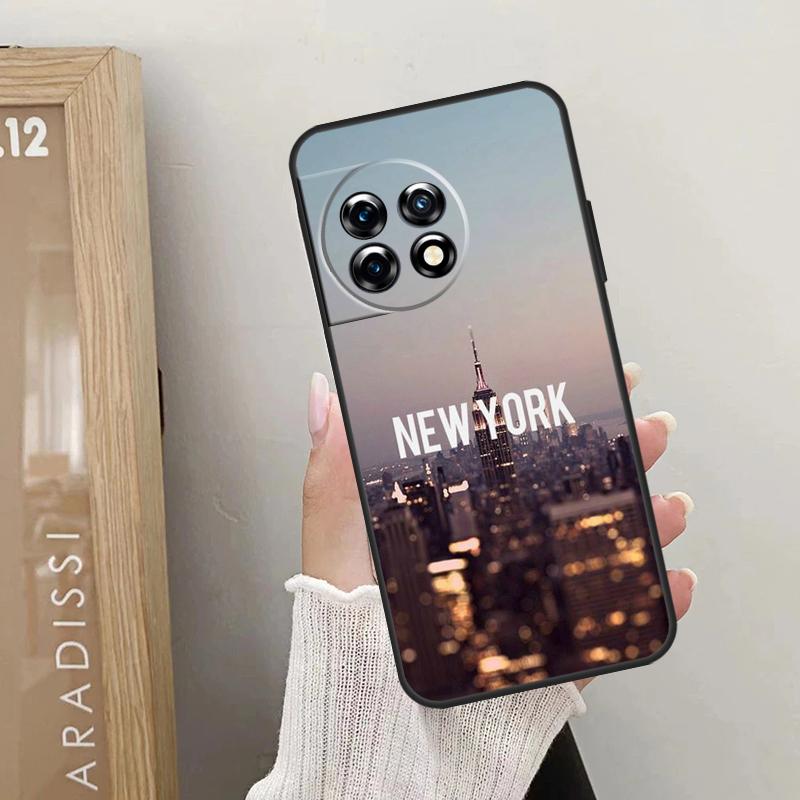 Чехол New York City для OnePlus 10T 10R 12R 9R 8T 12 11 9 10 Pro Nord CE 2 3 Lite CE4 2T N10 N20 N30