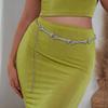 Premium Women's Waist Chain Bone Rhinestone Metal Waist Chain Fashion Luxury Women's Waist Chain