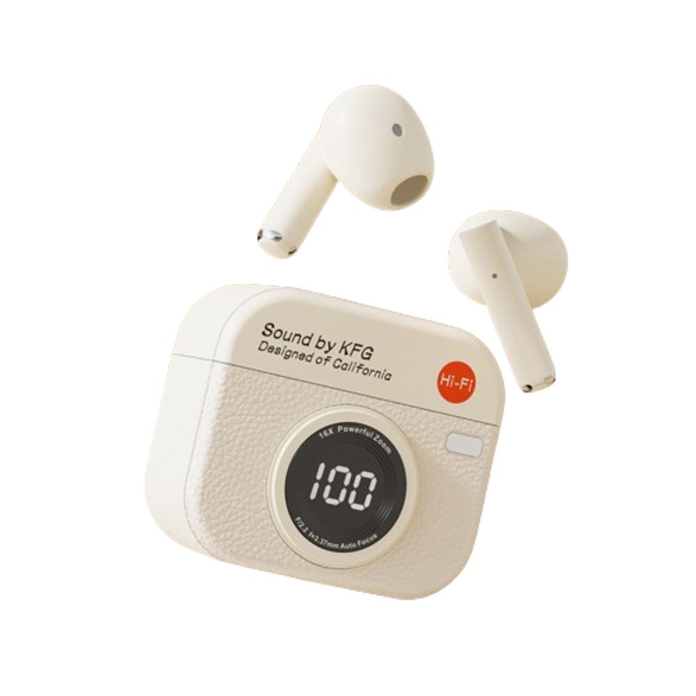 Ретро Камера Bluetooth Наушники Вкладыши Спортивная Гарнитура Беспроводные Наушники Воздушная проводимость