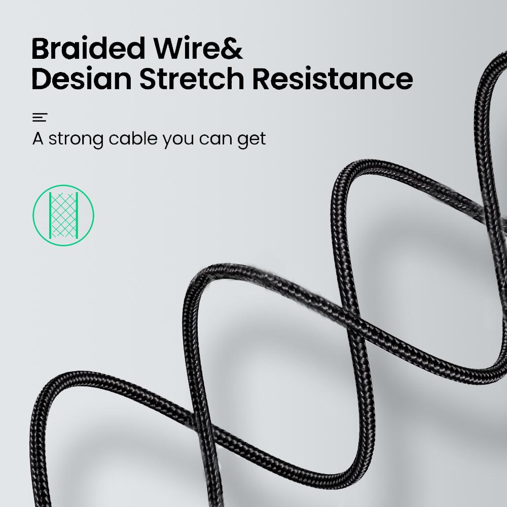 USB C To USB B 2.0 Printer Braided Cable For Printer Scanner Epson HP Canon Brother MacBook Pro MIDI Type C Printer Scanner Cord