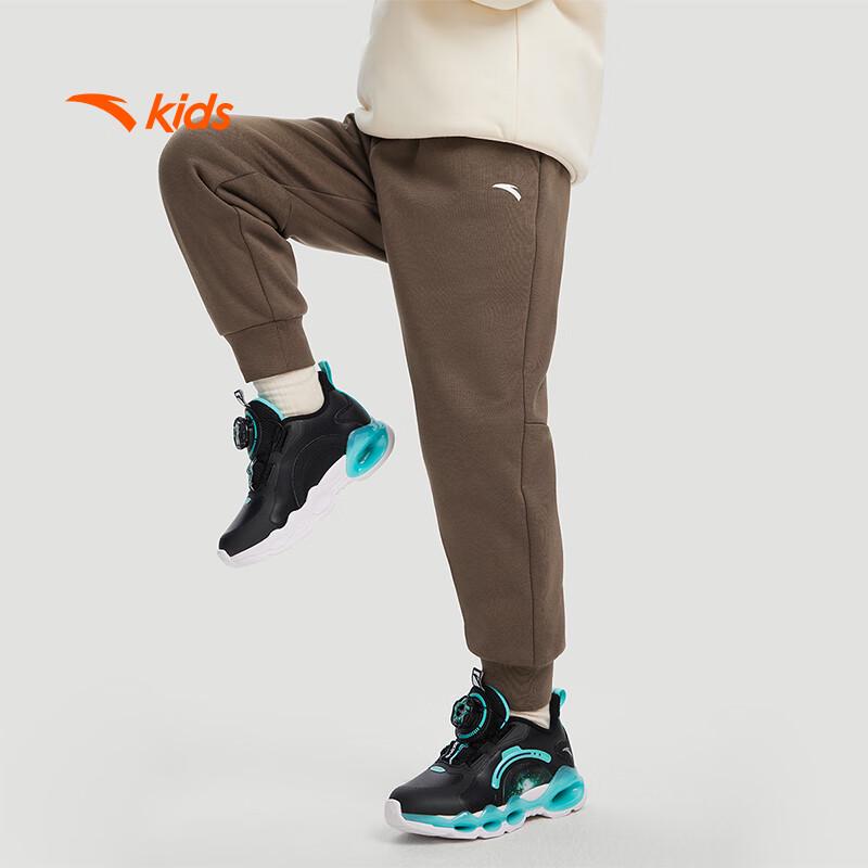 Anta Kids' Warm Fleece Lined Knit Sport Pants
