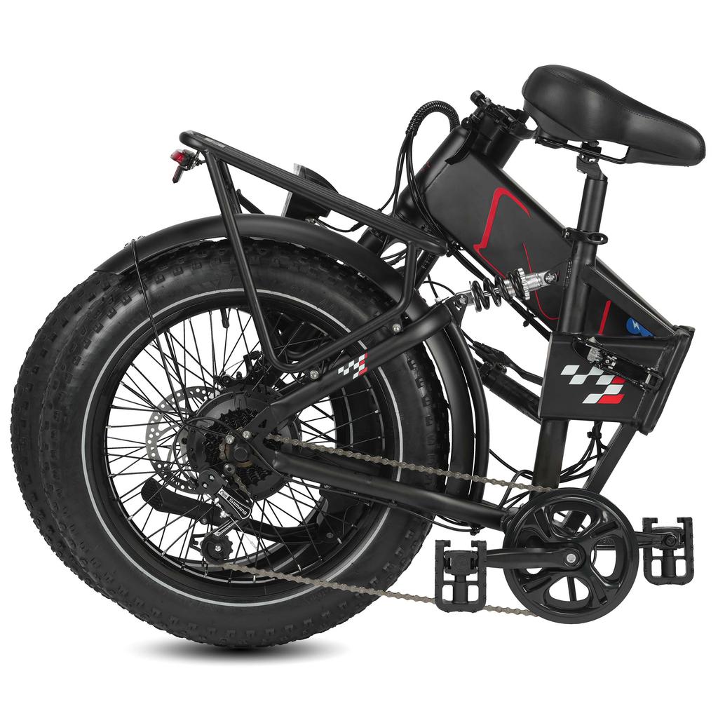 Maxturn POLARIS Electric Bike For Adult 500W Motor 48V 13Ah Battery 20 inch All-Terrain Tires Electric Bicycle
