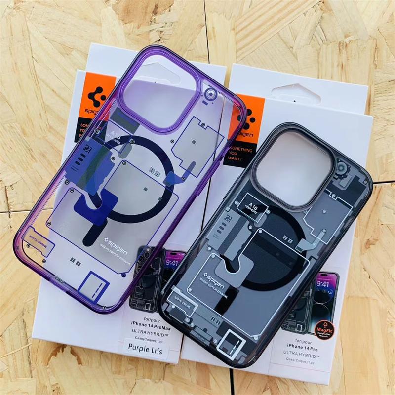 Роскошный чехол для телефона с чип-элементами из технологии для iPhone 16 15 14 13 12 11 Pro Max Plus с магнитной беспроводной зарядкой, высококачественный чехол