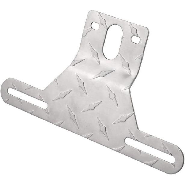 Aluminum License Plate Light Bracket License Plate Holder Bracket Universal for Most Trailer and Truck
