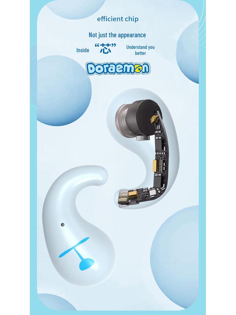 Беспроводные вставные Bluetooth-наушники Doraemon DL118 2024