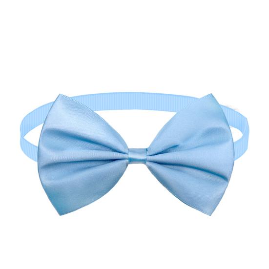 Воротник с бантиком для домашних животных, регулируемый яркий цвет, износостойкий, очень мягкий, приятный для кожи, платье