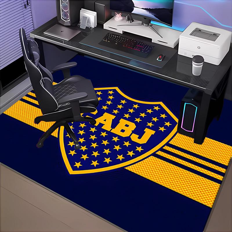 1PC Boca Juniors Crest Design Rug Game Carpet, Floor Mat for Bedroom Living Room Entryway Rug, Home Decor Idea Gift for Christmas birthday