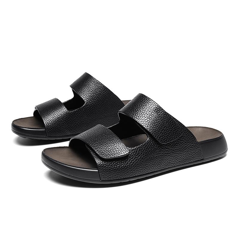 Модные Новые Стильные Тапочки Универсальные Полушлепанцы Мужские Летние Повседневные Туфли Уличные Удобные Пляжные Туфли Мягкая Подошва Шлепанцы Пляжные Сандалии