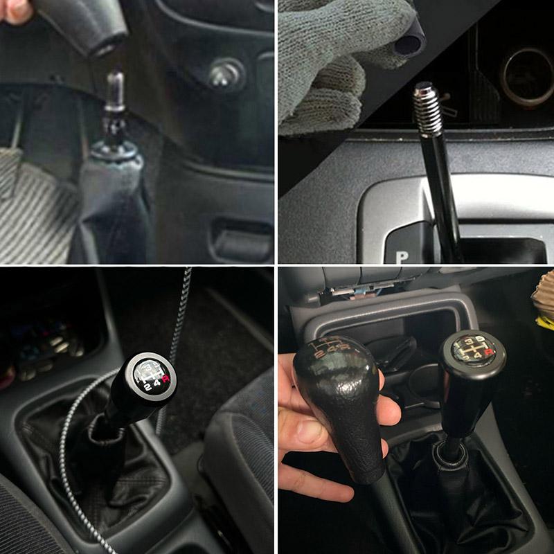 Universal 5 Speed Manual Transmission Short Throw Gear Shift Knob Head 7cm Stylish Aluminum Shifter Lever Gear Shifter Head