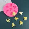 1 Piece Baking Tool Bee Honeycomb Silicone Mold Cake Dry Chocolate Baking Tool Cake Mold