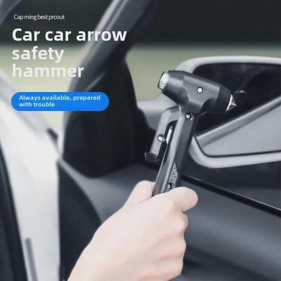 Аварийный молоток для безопасности автомобиля и автобуса с длинной ручкой для разбивания окон