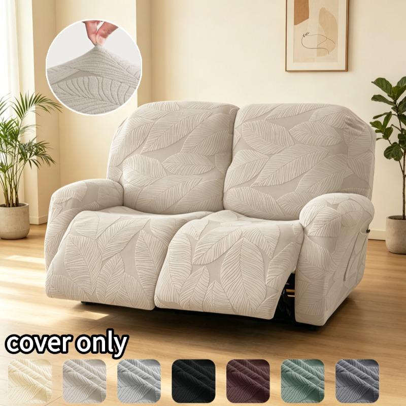 2Seater Washable Split Recliner Sofa Covers Elastic Super Soft Reclining Chair Covers Anti-dirty Relax Armchair Protector Home