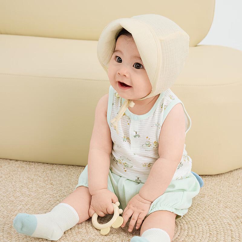 Balabala Baby Unisex Summer Vest Top 2-Piece Set