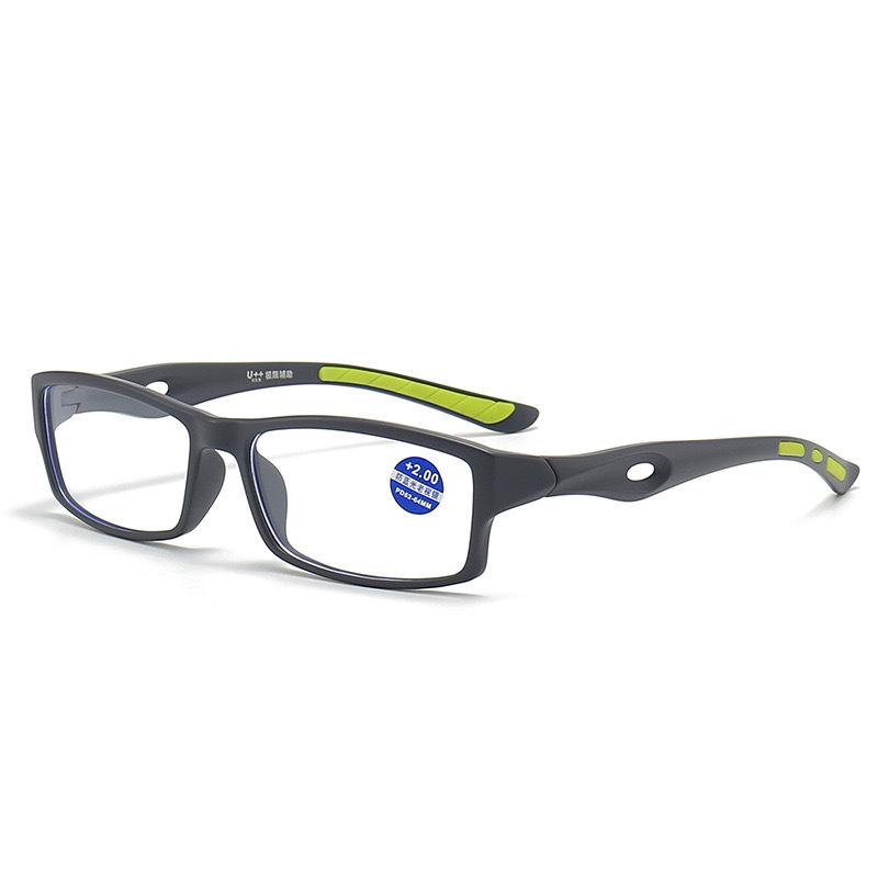 New silicone anti-skid reading glasses, middle-aged and elderly high definition anti-blue reading glasses, unisex reading glasses