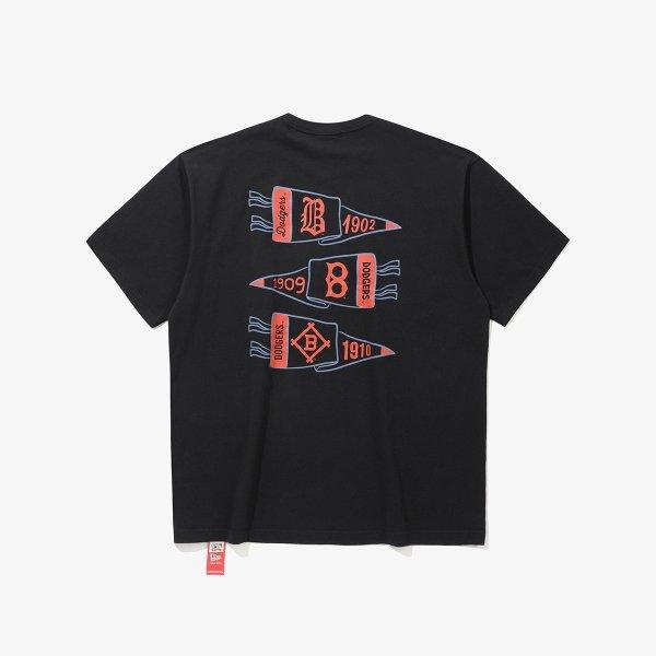 Футболка с флагом Brooklyn Dodgers New Era Черная 15147547