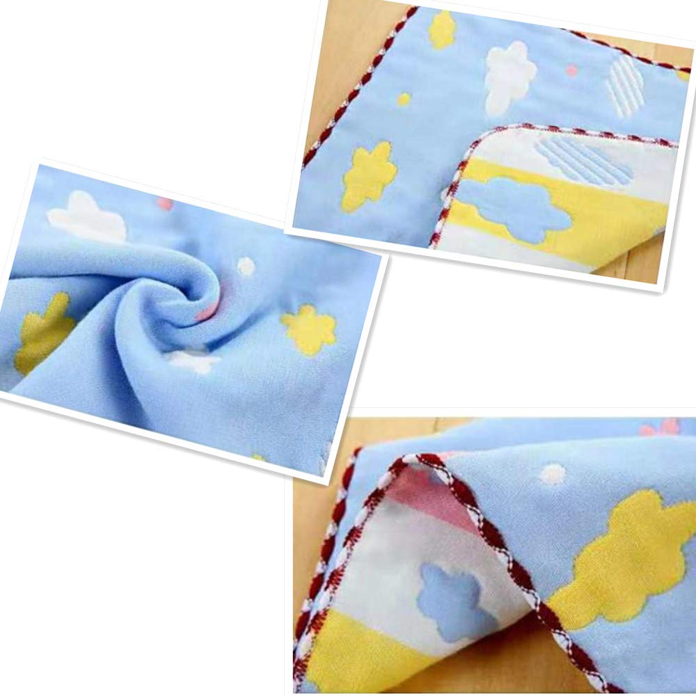 Марлевые носовые платки Wdlife с марлевыми полотенцами для лица и рук для мальчиков из ниток, 6 слоев петель, полотенца, 100%