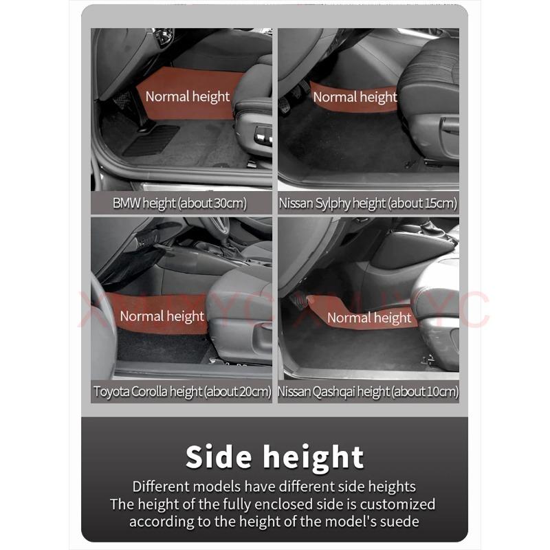 Full Coverage Car Floor Mat for Honda ZR-V 2022-2024 INTEGRA 2022-2024 Crosstour 2011-2017 VEZEL 2015-22 Car Accessories Carpets