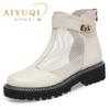 Female Summer Boots British-style Casual Women Mesh Boots Fashion Ladies Shoes