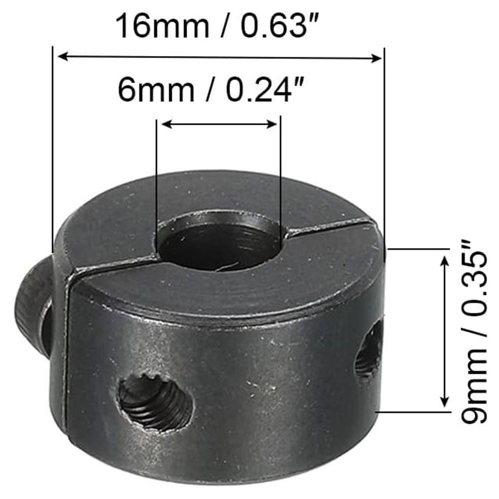 Внутренний диаметр 6-55 мм Двойной разъемный зажимной воротник Отверстие удерживающий зажим Системы конвейерных лент