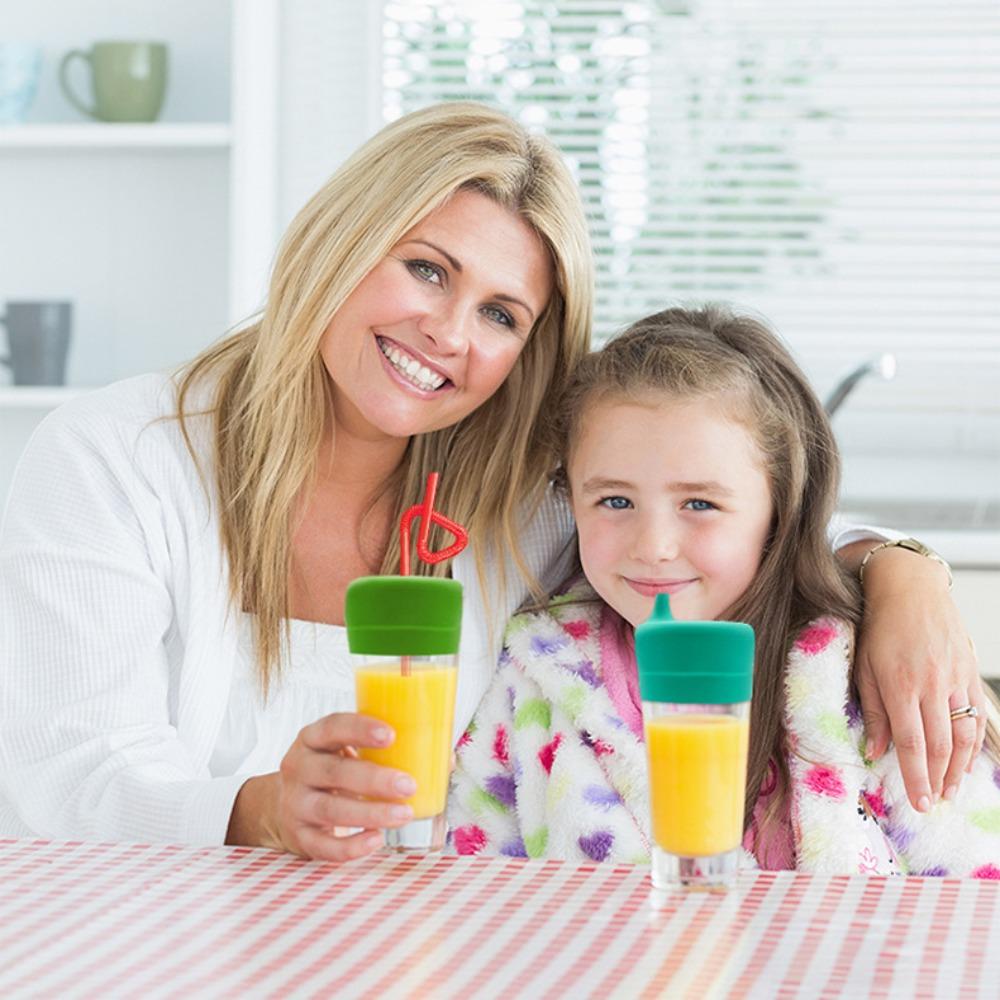 Растягивающиеся силиконовые крышки для поильников, непротекаемые, крышки для чашек с соломинкой, аксессуары для бутылочек, для малышей