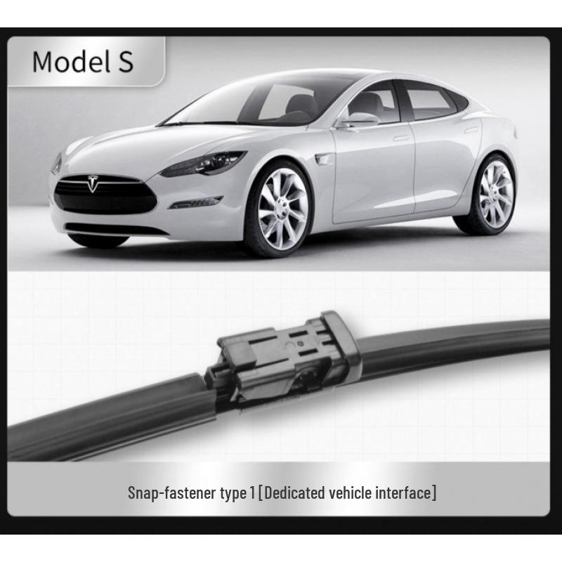 Совместимые оригинальные дворники Tesla для Model 3, Model Y, Model S и Model X - Бесшумные резиновые полоски