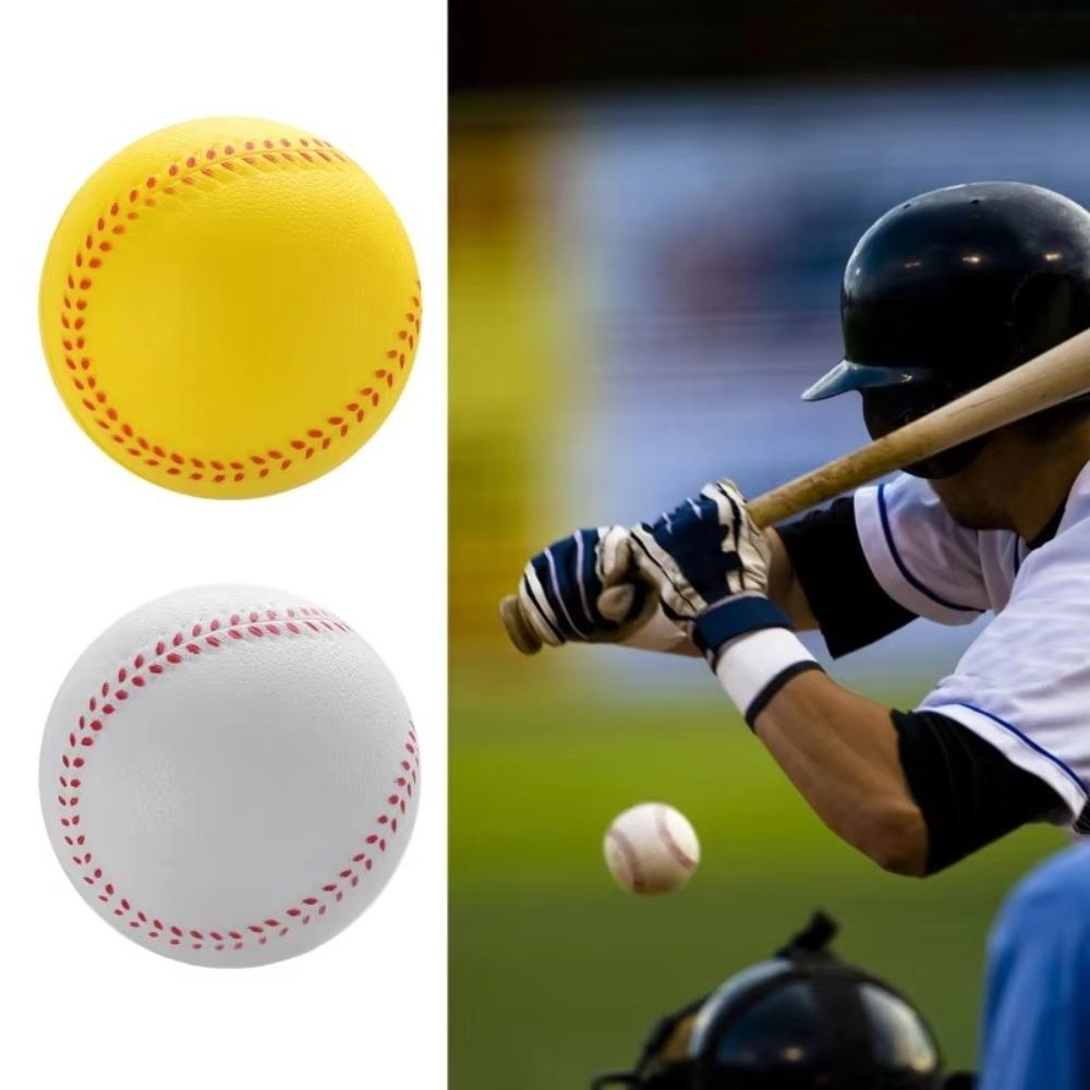 Elastic Soft Baseball Squeeze Toy Softball Durable Training Balls Kid
