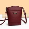 Mobile Phone Bag Female Messenger Mini Bag Solid Color Vertical Mobile Phone Bag 2025 New Foreign Style Lightweight Mobile Phone Small Satchel
