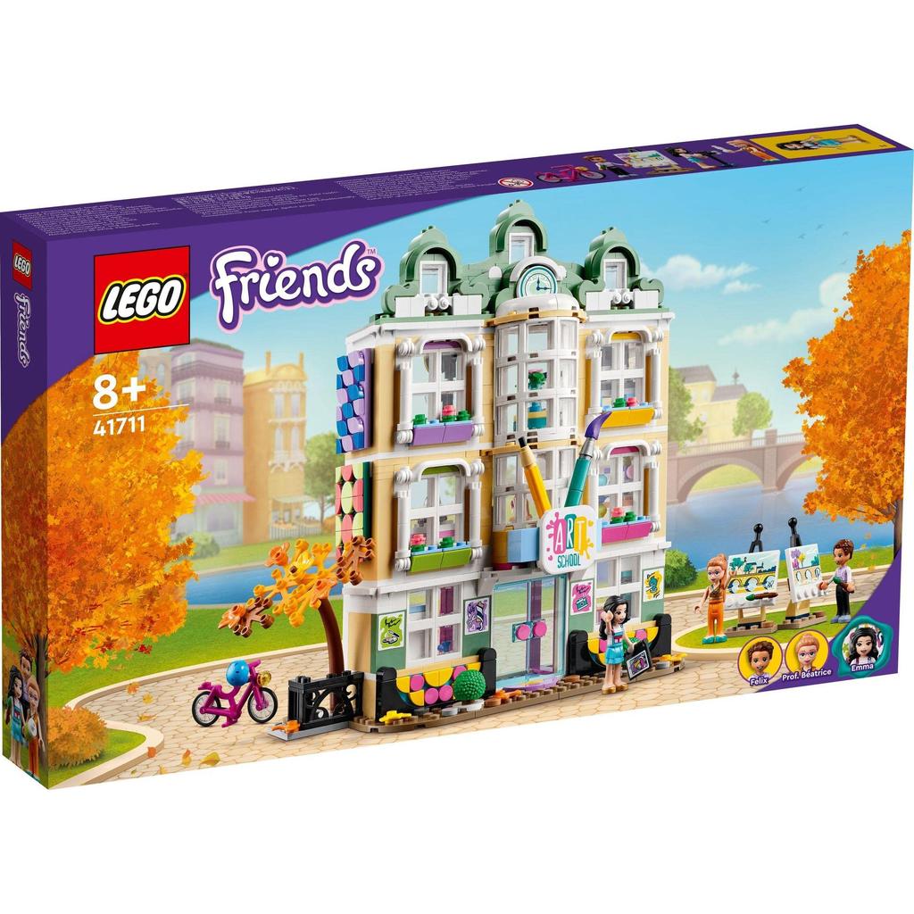 LEGO Friends Emma's Art School 41711 Toy, Building Blocks, Gift, Art, Painting, Pretend Play, Girls, Ages 8 and Up