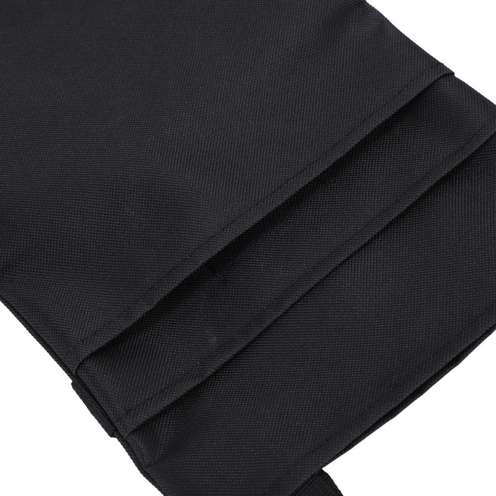 Сумка для костылей из ткани Оксфорд, фиксирующая ремень, многофункциональная, переносная, 7,87x11,81 дюйма, черная